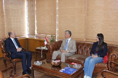 Dr. Fadi Makki receives the Ambassador of the Republic of Pakistan to Lebanon, Salman Athar