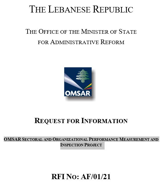 AUTOMATION OF OMSAR SECTORAL AND ORGANIZATIONAL PERFORMANCE MEASUREMENT AND INSPECTION PROJECT