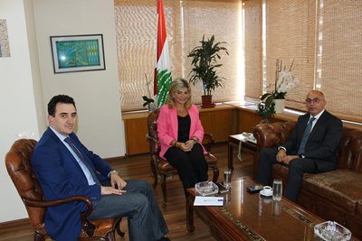 Minister Chidiac welcomed the ambassador of the United Arab Emirates