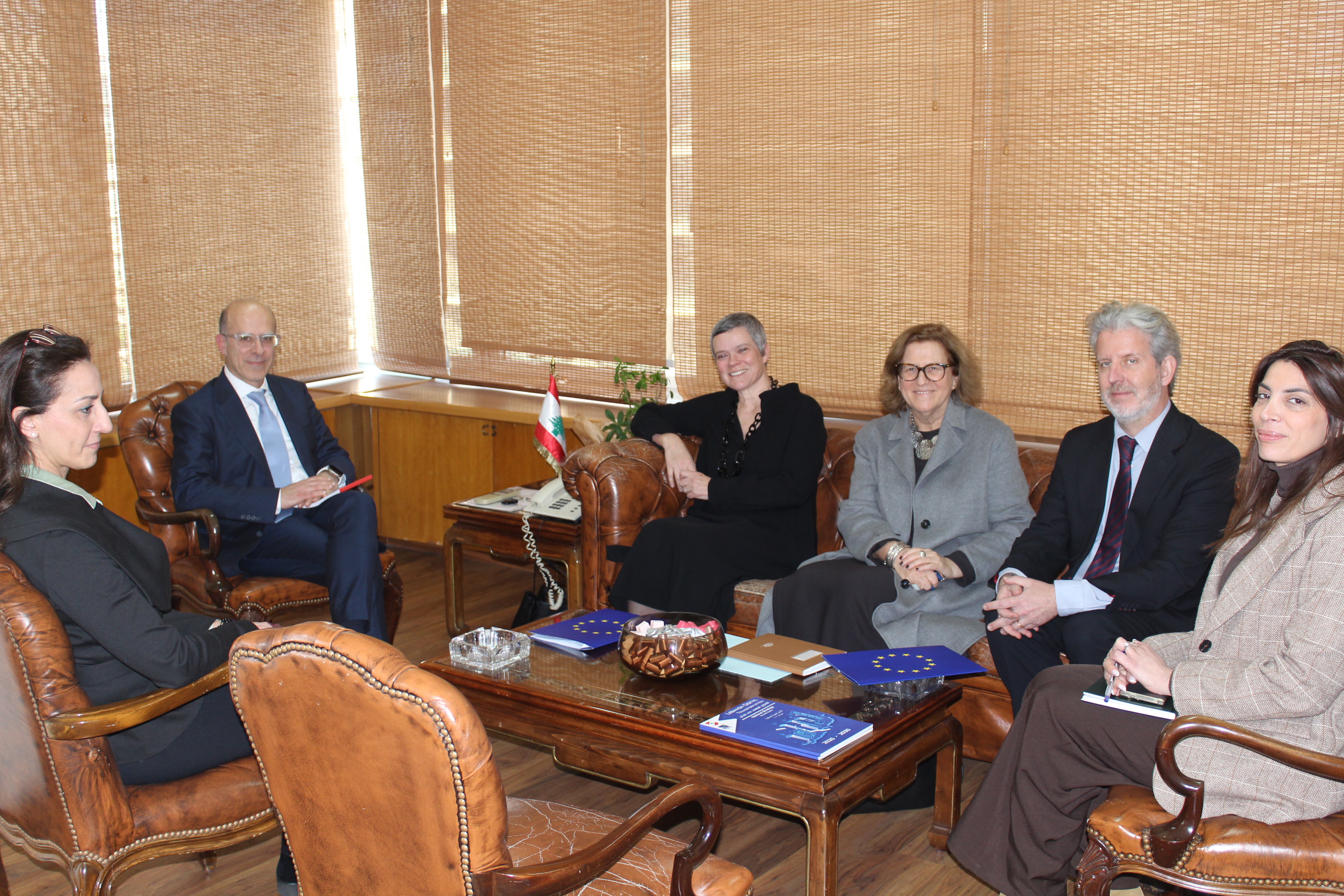 Dr. Fadi Makki receives the European Union Ambassador to Lebanon, Ms. Sandra de Waal