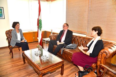 Minister Riachi discusses with Dukan the most prominent programs of the ministry