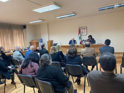 Minister Riachi signs a memorandum of understanding for digital literacy with the Abu Ghazaleh International Group