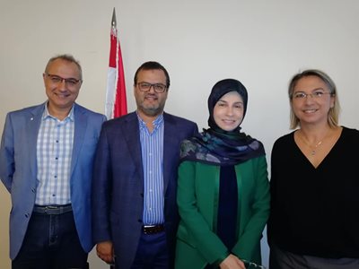 الوزيرة عناية عزالدين في دورة تدريبية لإدارة النّفايات الصّلبة