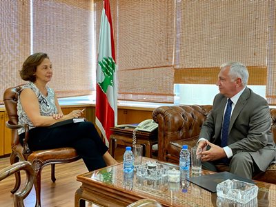 الوزيرة رياشي تستقبل السفير الأرميني في لبنان السيد فاهان اتابكيان