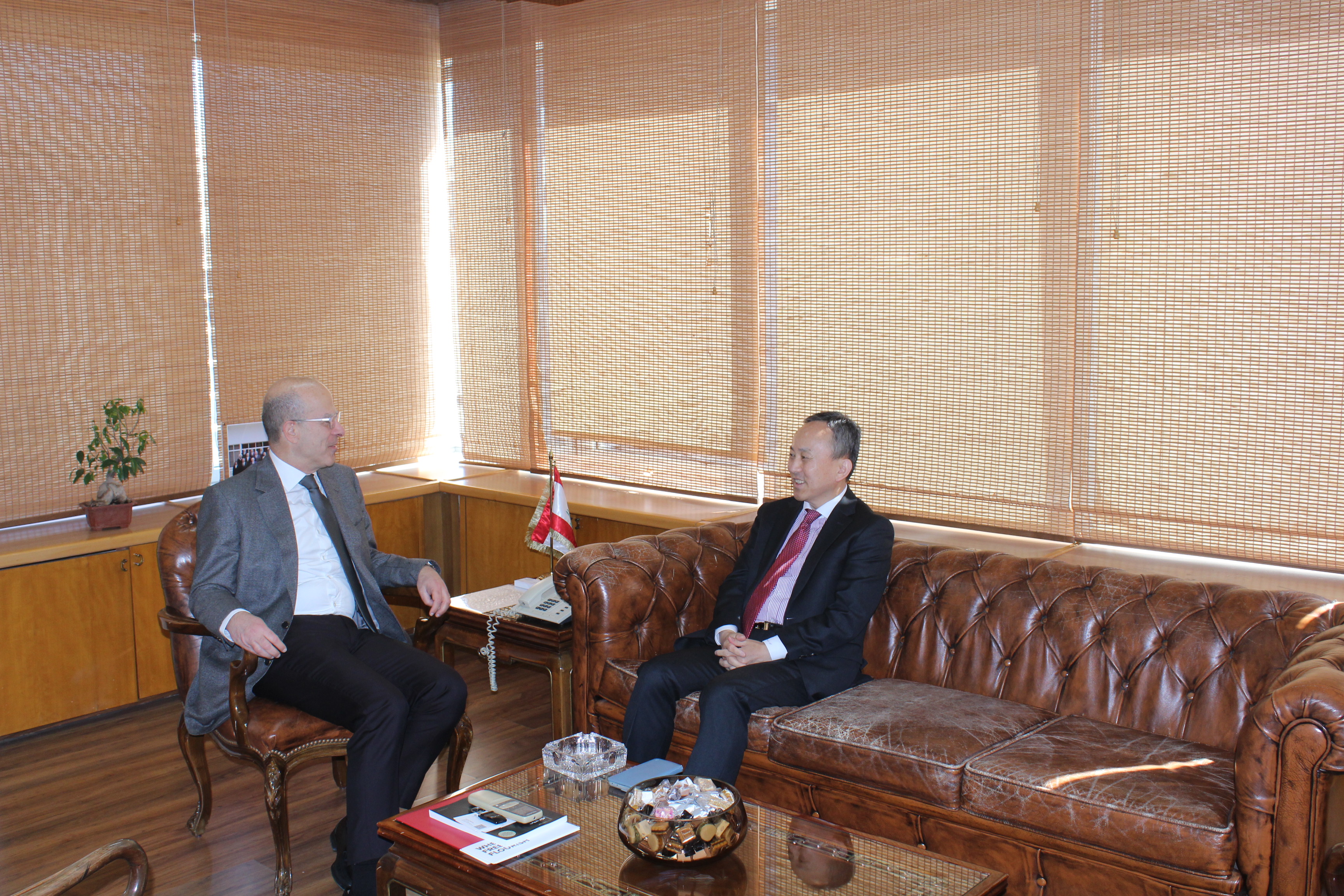 Dr. Fadi Makki receives the Ambassador of the Republic of South Korea to Lebanon, Mr. Il Park