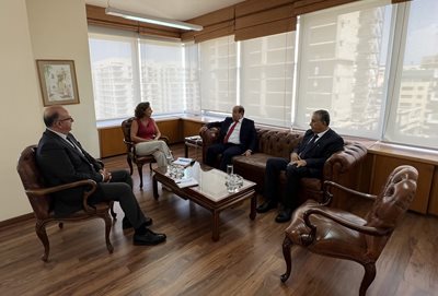الوزيرة رياشي تستقبل وزير ديوان الموظفين العام في فلسطين السيد موسى أبو زيد
