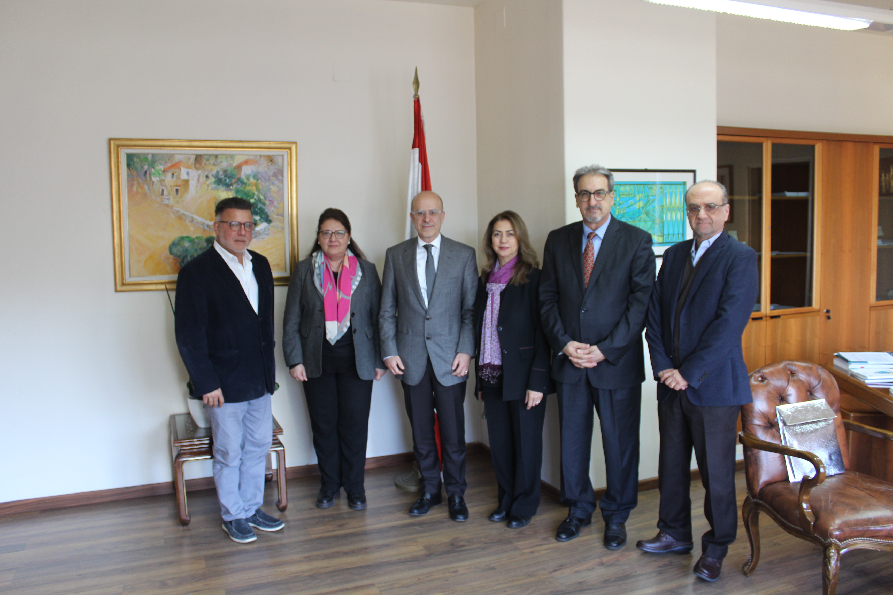 Dr. Fadi Makki receives a delegation from the Association of Qualified Anti-Corruption Managers