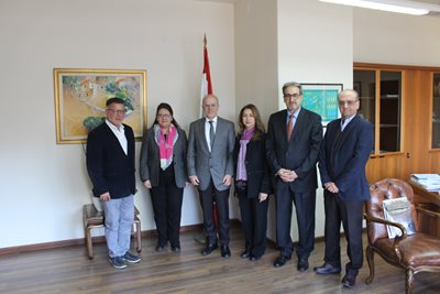 Dr. Fadi Makki receives a delegation from the Association of Qualified Anti-Corruption Managers