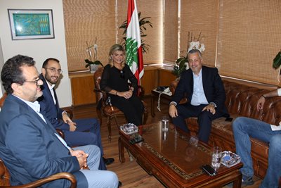 استقبلت وزيرة الدولة لشؤون التنمية الإدارية الدكتورة مي شدياق النائب هادي حبيش 