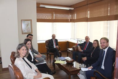 Dr. Fadi Makki receives the German Ambassador to Lebanon